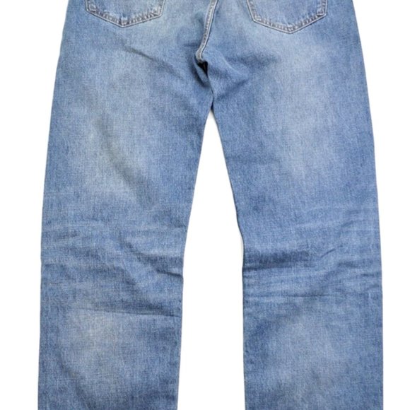 New Levi's  W33 L34 50'S STRAIGHT FIT MEN'S JEANS Selvedge  Cotton Hemp Blend - Picture 10 of 14